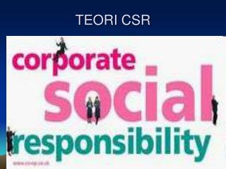 TEORI CSR