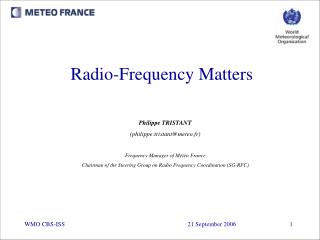 Radio-Frequency Matters