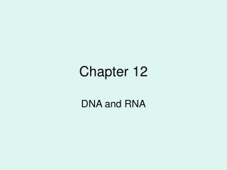 Chapter 12