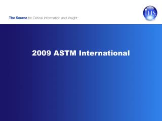 2009 ASTM International