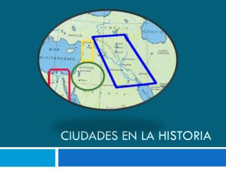 Ciudades en la Historia