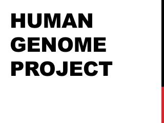 Human Genome Project