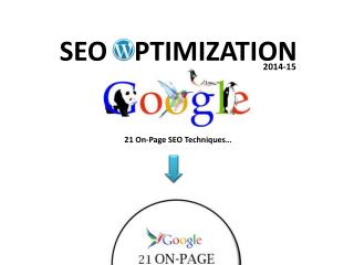 21 On Page SEO Techniques in 2014 for Optimizing Word-Press
