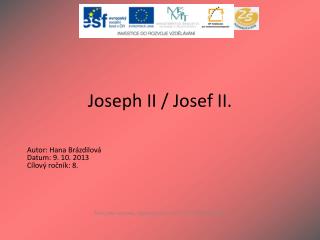 Joseph II / Josef II.