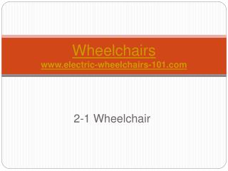 2-1 Wheelchair