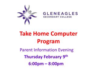 Take Home Computer Program