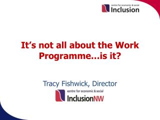 It’s not all about the Work Programme…is it?