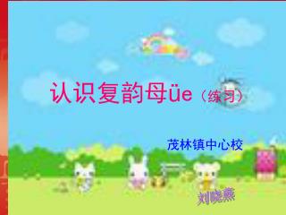 认识复韵母 ü e （练习）