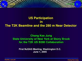 US Participation in The T2K Beamline and the 280 m Near Detector