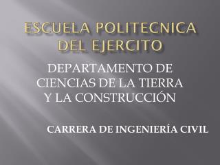 ESCUELA POLITECNICA DEL EJERCITO