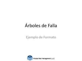 Árboles de Falla