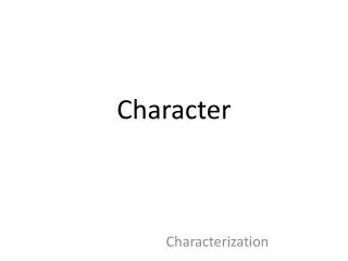 Character