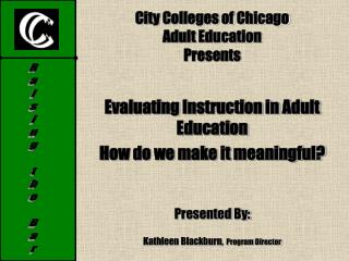 City Colleges of Chicago Adult Education Presents