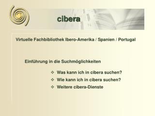 Einführung in die Suchmöglichkeiten