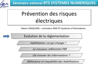 Prévention des risques électriques