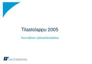 Tilastolappu 2005