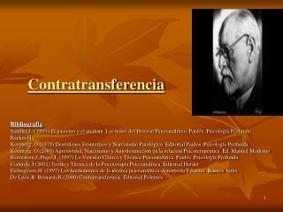Contratransferencia