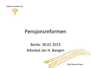 Pensjonsreformen