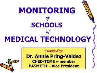 MONITORING of SCHOOLS of MEDICAL TECHNOLOGY