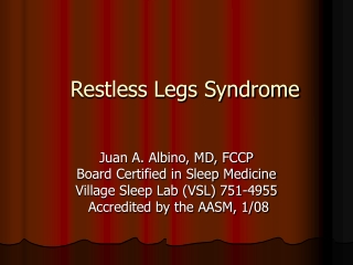 Restless Legs Syndrome