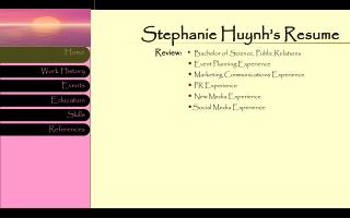 Stephanie Huynh’s Resume