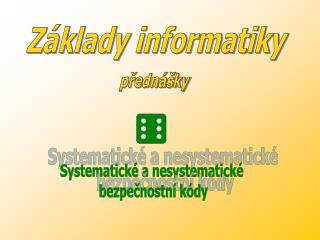 Základy informatiky