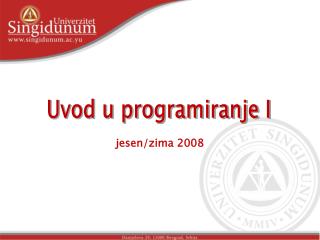 jesen/zima 2008