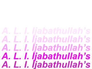 A. L. I. Ijabathullah’s