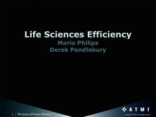 Life Sciences Efficiency