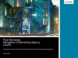 Paul Hennessy Navigators Underwriting Agency Lloyd’s