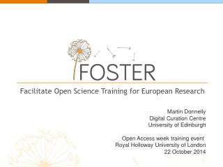 Facilitate Open Science Training for European Research