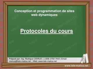 Protocoles du cours