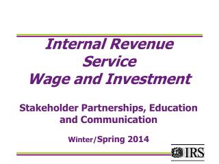 Income Tax Workshop for “Nonresident Aliens”