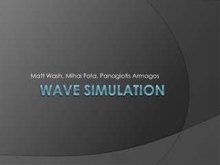 Wave simulation