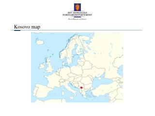 Kosovo map