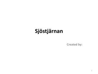 Sjöstjärnan