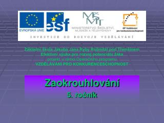 Zaokrouhlování 5. ročník