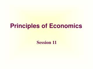 Principles of Economics