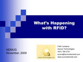 What’s Happening with RFID?