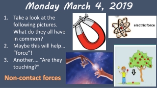 Monday March 4, 2019