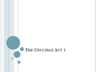 The Crucible Act 1