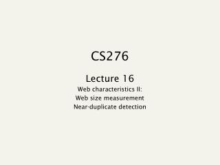 CS276