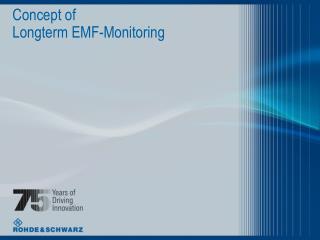 Concept of Longterm EMF-Monitoring