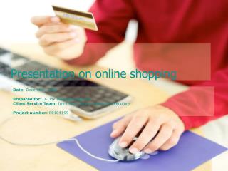 Presentation on online shopping