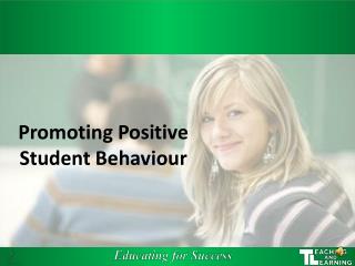 Promoting Positive Student Behaviour