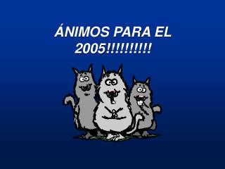 ÁNIMOS PARA EL 2005!!!!!!!!!!