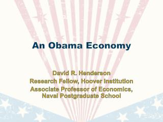 An Obama Economy