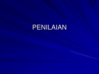 PENILAIAN