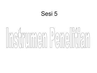 Sesi 5