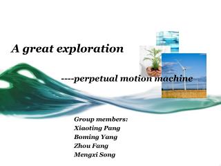 ----perpetual motion machine